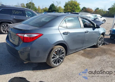 2015 Toyota Corolla S Plus from USA, damaged, VIN 2T1BURHE9FC396932